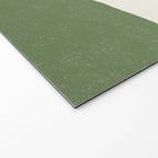 Quarter Circle Lines - Gold Green Welcome Mat Gallery Image 2