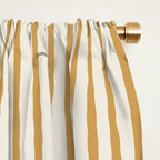 Quarter Circle Lines - Gold Green Window Curtain Gallery Image 2