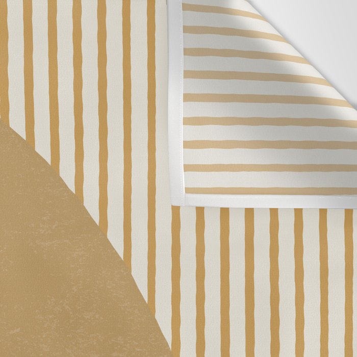 Quarter Circle Lines - Gold Green Wall Tapestry Gallery Image 3
