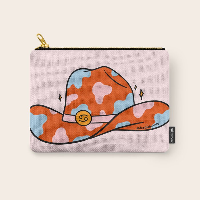 Cancer Cowboy Hat Carry All Pouch Gallery Image 1