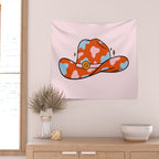 Cancer Cowboy Hat Wall Tapestry Gallery Image 2