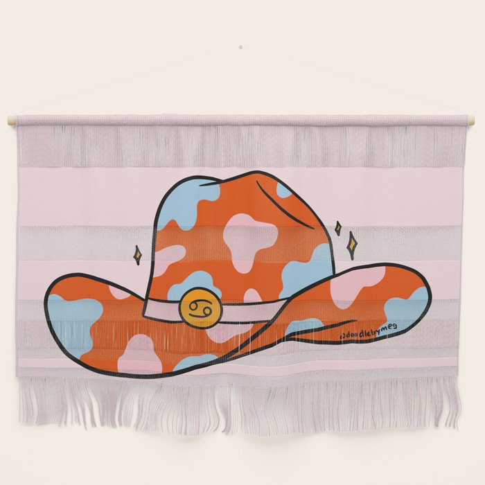 Cancer Cowboy Hat Wall Hanging Gallery Image 1