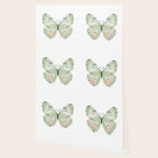 Exquisite Light Green Watercolour Butterfly Wallpaper Gallery Image 2