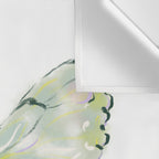 Exquisite Light Green Watercolour Butterfly Wall Tapestry Gallery Image 3