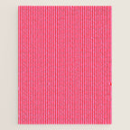 Ultra Fine Stripes Vertical Pattern in Preppy Pink and Red Jigsaw Puzzle Gallery Image 1