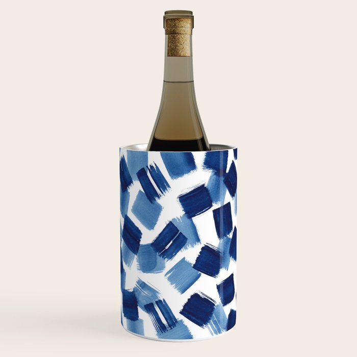 Indigo Brush Strokes | No.1 Wine Chiller Gallery Image 3