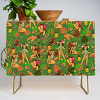 Tiki Temptress on Green Credenza Gallery Image 1