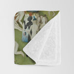 Hieronymus Bosch The Garden of Earthly Delights Throw Blanket Gallery Image 3