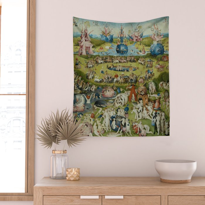 Hieronymus Bosch The Garden of Earthly Delights Wall Tapestry Gallery Image 2