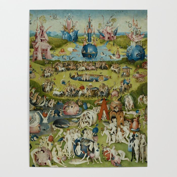 Hieronymus Bosch The Garden of Earthly Delights Poster Gallery Image 4