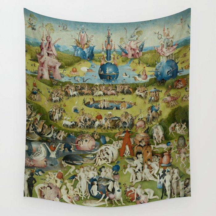 Hieronymus Bosch The Garden of Earthly Delights Wall Tapestry Gallery Image 4