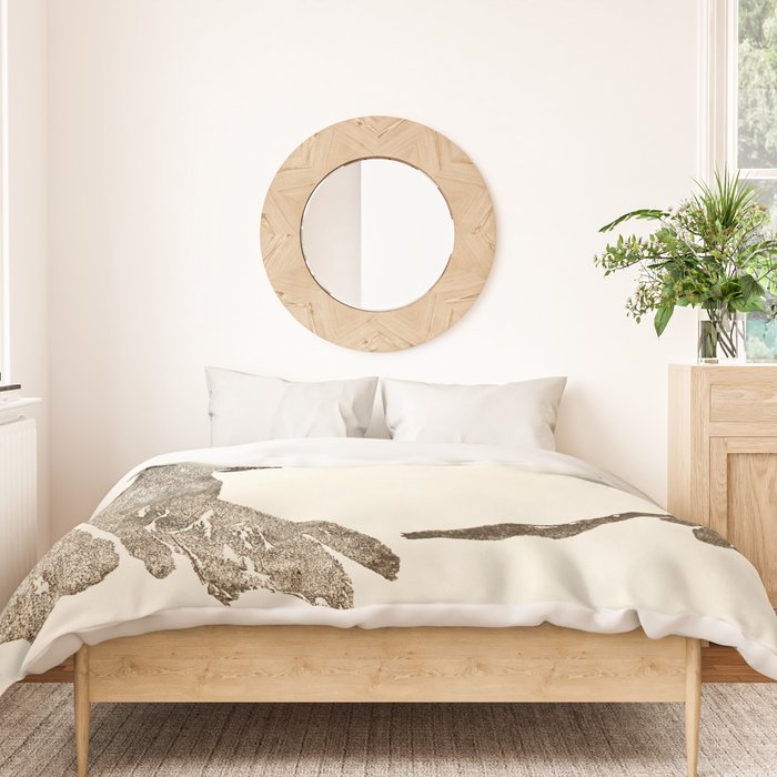 Unimpressed Frog Meika Gafu by Matsumoto Hoji 1814 - Frog Duvet Cover Gallery Image 3