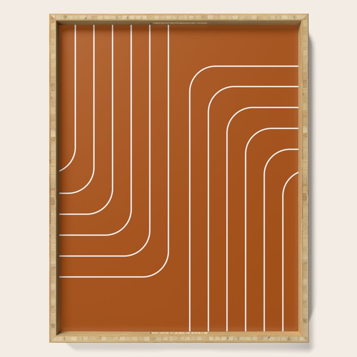 Searching (Rust) Serving Tray Gallery Image 1