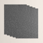 Lines II (Dark Gray) Wrapping Paper Gallery Image 3