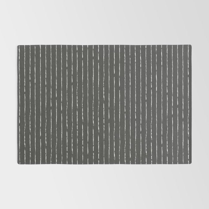 Lines II (Dark Gray) Rug Gallery Image 2