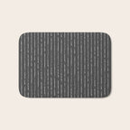 Lines II (Dark Gray) Bath Mat Gallery Image 1