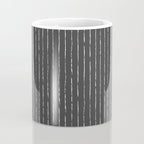 Lines II (Dark Gray) Coffee Mug Gallery Image 4