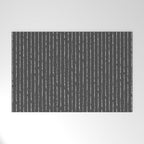 Lines II (Dark Gray) Welcome Mat Gallery Image 1
