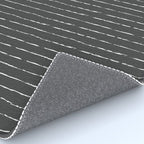Lines II (Dark Gray) Rug Gallery Image 4