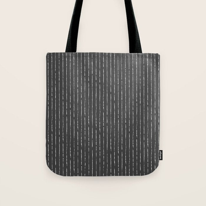 Lines II (Dark Gray) Tote Bag Gallery Image 1