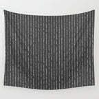 Lines II (Dark Gray) Wall Tapestry Gallery Image 4