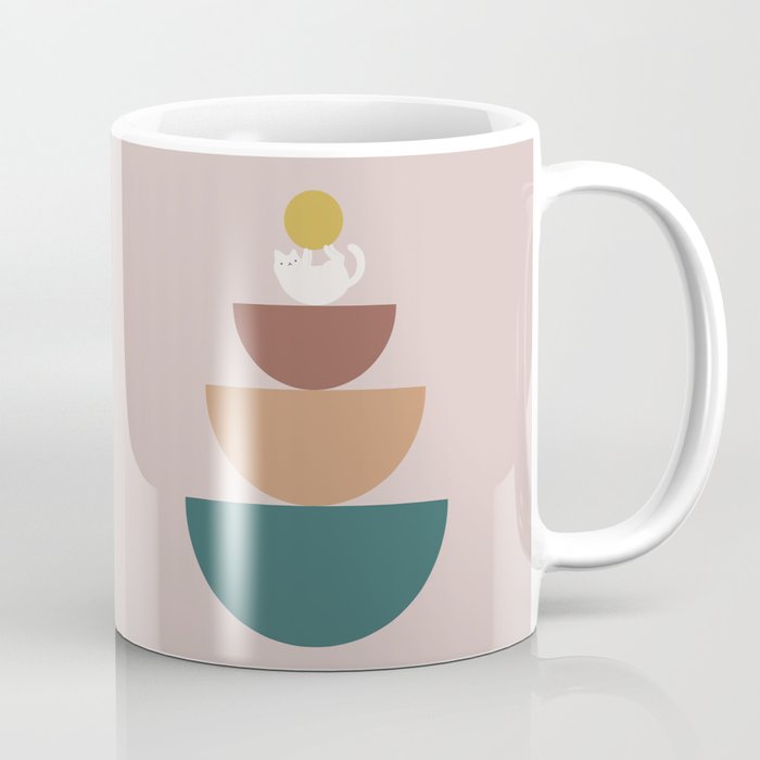 Cat Landscape 196C Coffee Mug Gallery Image 1