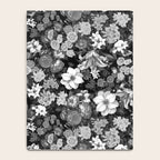 Black and White Floral Pattern Notebook Gallery Image 4