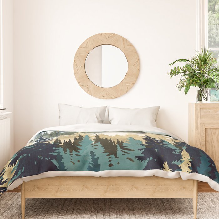 Misty Pines Duvet Cover Gallery Image 3