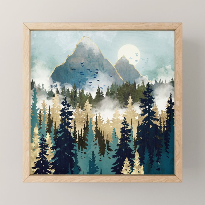 Misty Pines Mini Art Print Gallery Image 1