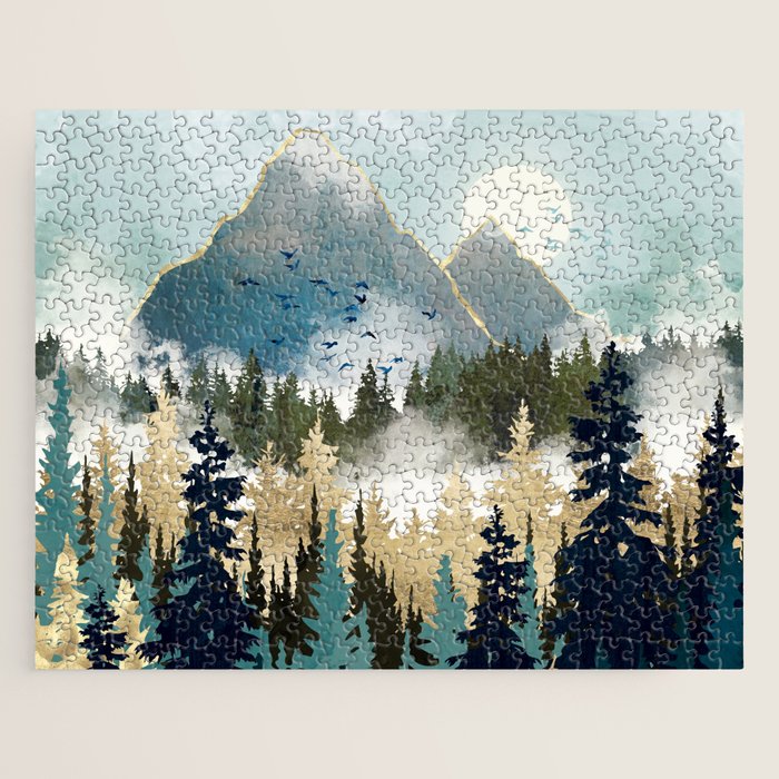 Misty Pines Jigsaw Puzzle Gallery Image 1
