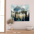 Misty Pines Wall Tapestry Gallery Image 2