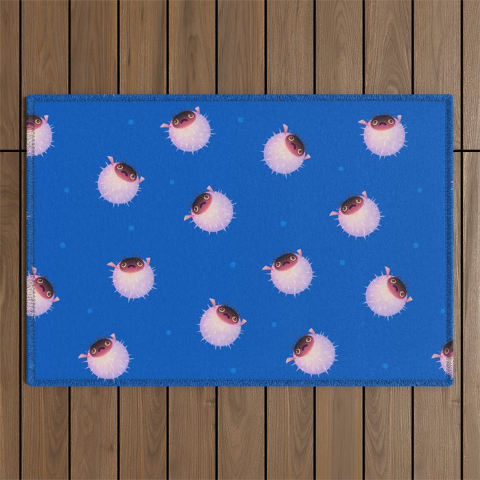 Drifting puffer Outdoor Rug Gallery Image 1