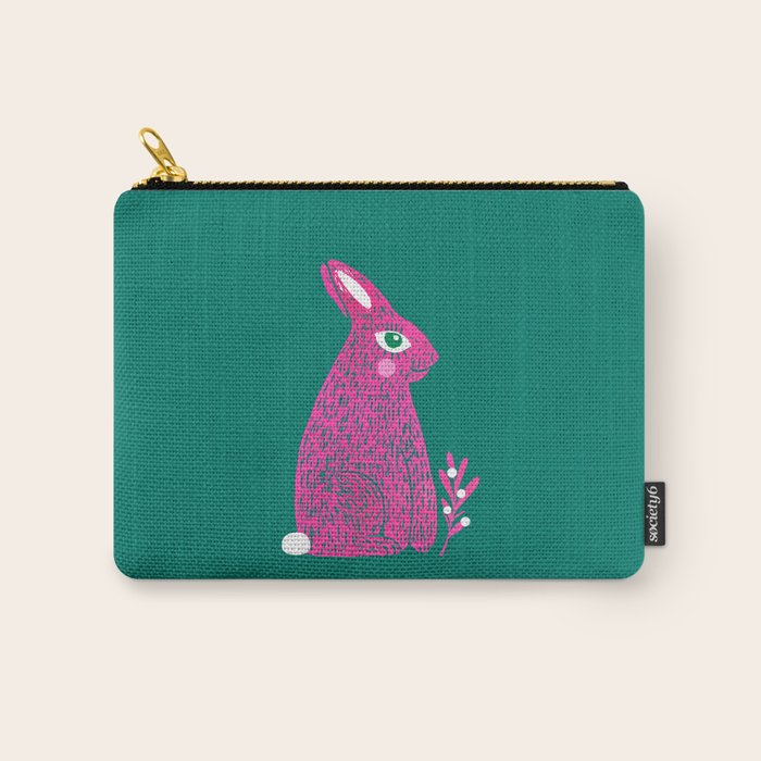 Pink Rabbit Carry All Pouch Gallery Image 1