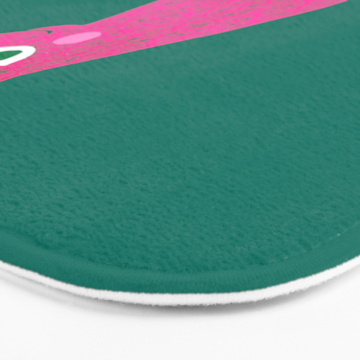 Pink Rabbit Bath Mat Gallery Image 3