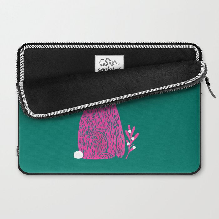 Pink Rabbit Laptop Sleeve Gallery Image 2