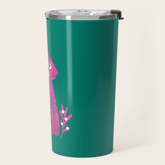 Pink Rabbit Travel Mug Gallery Image 2