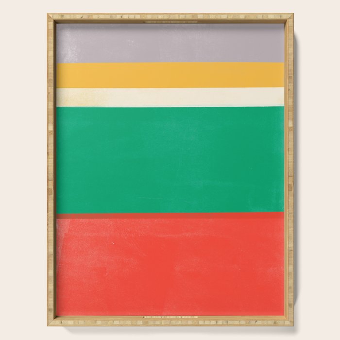 stripe study 38 Serving Tray Gallery Image 1