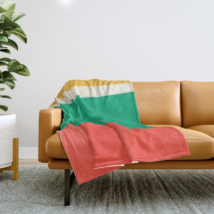 stripe study 38 Throw Blanket Gallery Image 1