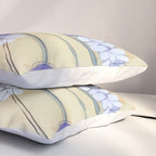 Minimal Lavender Floral Art Pillow Sham Gallery Image 3