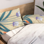 Minimal Lavender Floral Art Pillow Sham Gallery Image 2