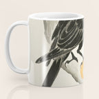Crow eating persimmon Fruit - Vintage Japanese Woodblock Print Art Coffee Mug Gallery Image 3