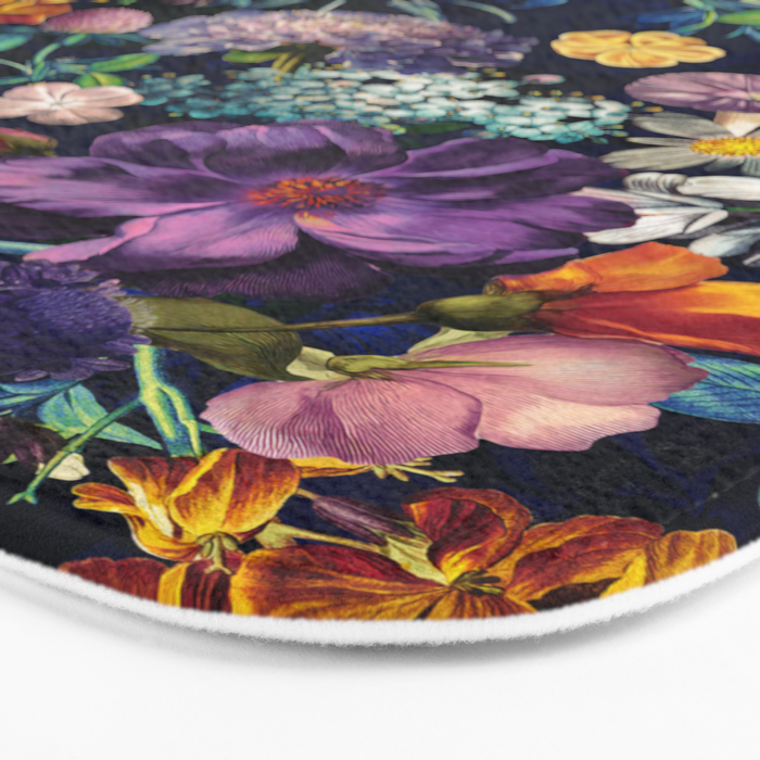 The Secret Glow of Night Flowers Bath Mat Gallery Image 3