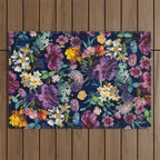 The Secret Glow of Night Flowers Outdoor Rug Gallery Image 1