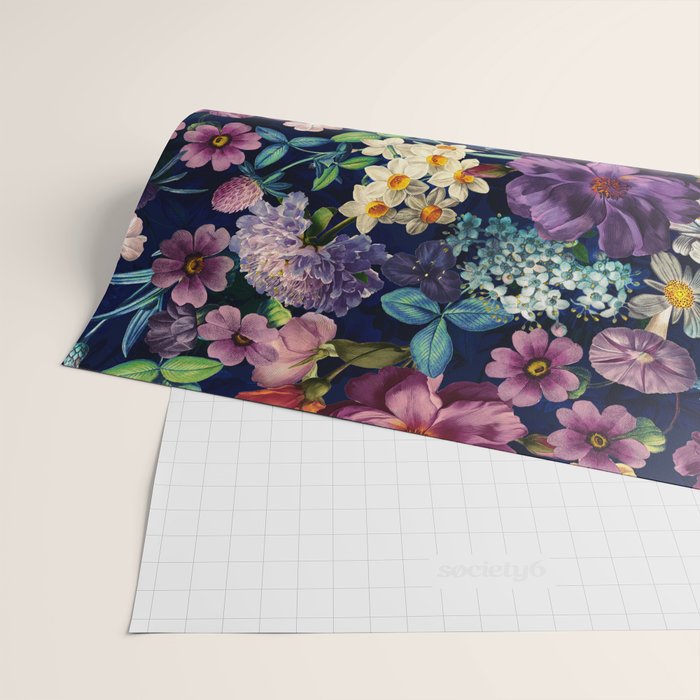 The Secret Glow of Night Flowers Wrapping Paper Gallery Image 2