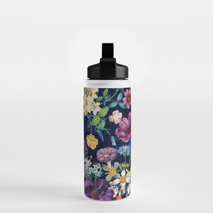 The Secret Glow of Night Flowers Water Bottle Gallery Image 2