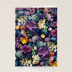 The Secret Glow of Night Flowers Stationery Card Gallery Image 2