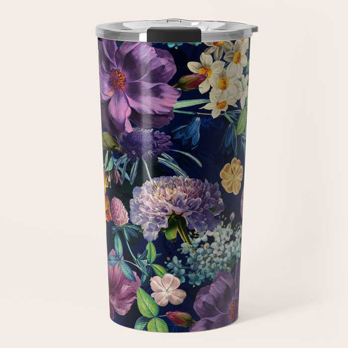 The Secret Glow of Night Flowers Travel Mug Gallery Image 1