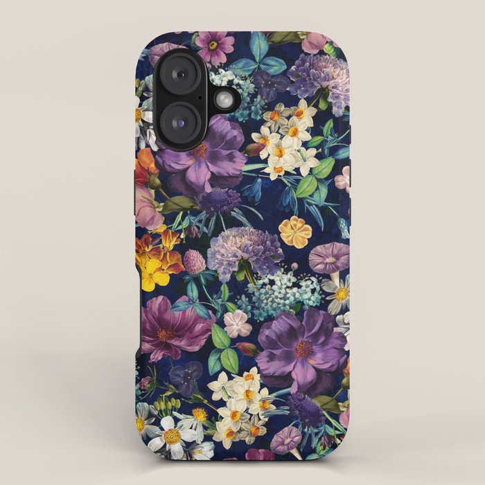 The Secret Glow of Night Flowers iPhone Case Gallery Image 1