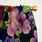 The Secret Glow of Night Flowers Window Curtain Gallery Image 2