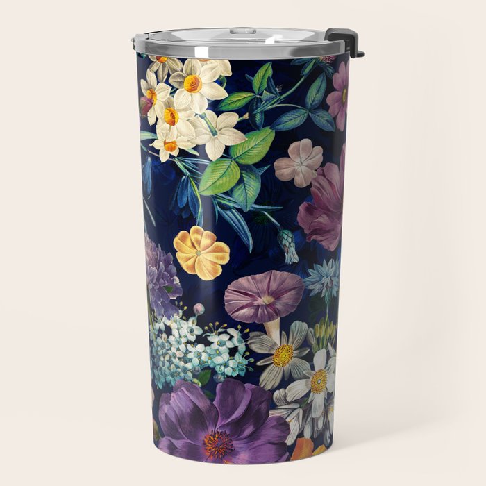 The Secret Glow of Night Flowers Travel Mug Gallery Image 2